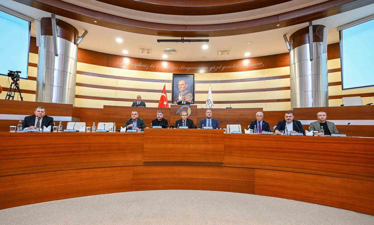 ANTALYA TİCARET VE SANAYİ ODASI (ATSO) ARALIK AYI OLAĞAN MECLİS TOPLANTISI, MECLİS BAŞKANI AHMET...