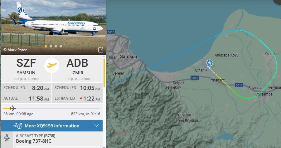 APRONA ÇEKİLEN UÇAKTA TEKNİK EKİP TARAFINDAN YAPILAN DETAYLI İNCELEMENİN ARDINDAN HERHANGİ BİR...