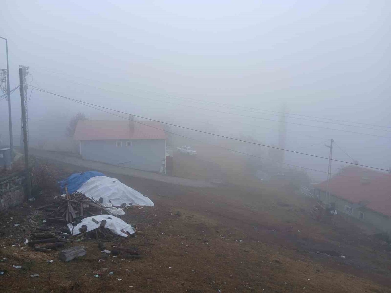 ARDAHAN’IN POSOF İLÇESİNDE ETKİLİ OLAN SİS HAYATI OLUMSUZ OLARAK ETKİLİYOR.