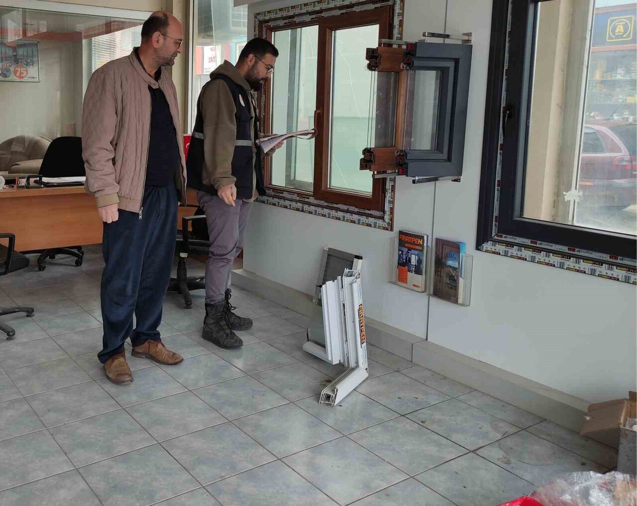 AYBURT'TA YAPI MALZEMELERİNE YÖNELİK DENETİM GERÇEKLEŞTİRİLDİ