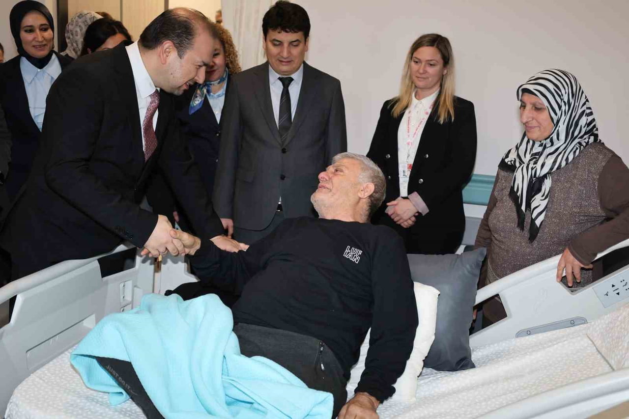 AYDIN'IN EFELER İLÇESİNDE YAPIMI TAMAMLANAN VE HASTA KABULÜNE BAŞLANAN AYDIN ŞEHİR HASTANESİ'NDE...