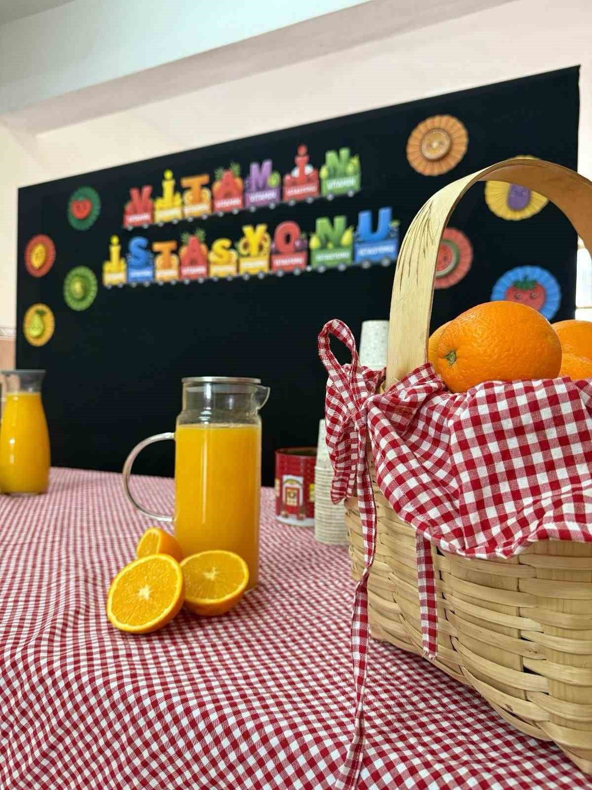 AYDINTEPE’DE ÖĞRENCİLERE ‘VİTAMİN İSTASYONU’ ETKİNLİĞİ