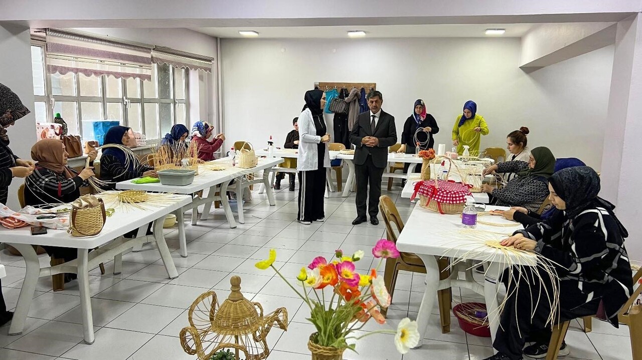 BAŞKAN AKSUN, ERMEK KURSLARINDA İNCELEMELERDE BULUNDU