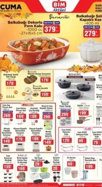 BİM 5 Aralık 2025 Aktüel Kataloğu: Ürünler ve Fiyat Listesi
