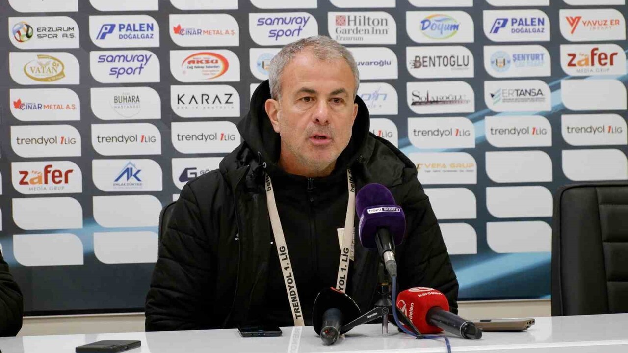 BODRUMSPOR FK TEKNİK SORUMLUSU SEFER YILMAZ, 2-2 BİTİRDİKLERİ ERZURUMSPOR FK MAÇININ ARDINDAN...