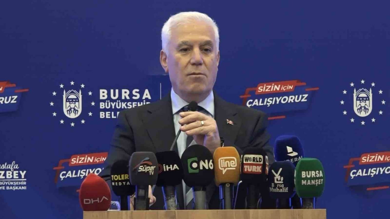 BURSA BÜYÜKŞEHİR BELEDİYE BAŞKANI MUSTAFA BOZBEY