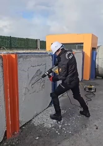 ÇEVİK KUVVET POLİSİNE ‘’ENKAZDA ARAMA VE KURTARMA EĞİTİMİ''.  (OLGUN...