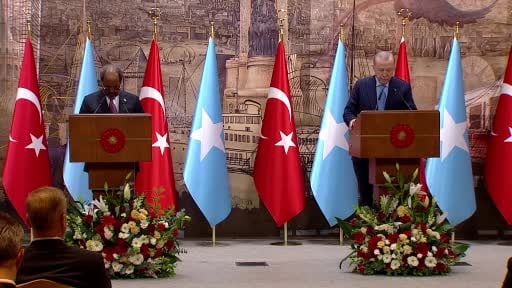 Cumhurbaşkanı Erdoğan, Somali Cumhurbaşkanı Mahmud ile ortak basın toplantısında konuştu