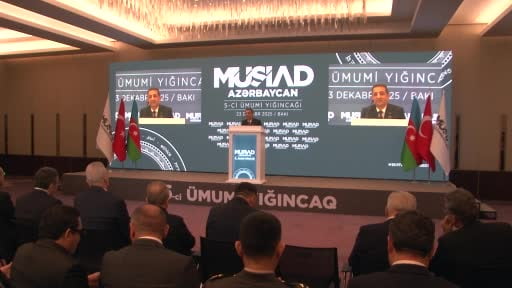 Cumhurbaşkanı Yardımcısı Cevdet Yılmaz, Azerbaycan’ın başkenti Bakü’de Müstakil Sanayici ve...