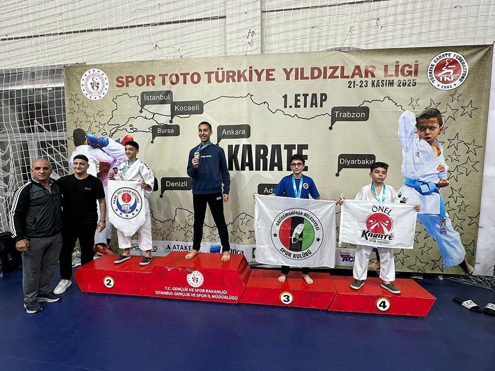 GAZİOSMANPAŞA BELEDİYESİ SPOR KULÜBÜ, SPOR TOTO TÜRKİYE YILDIZLAR LİGİ’NİN İLK ETABINI 7 ALTIN, 4...