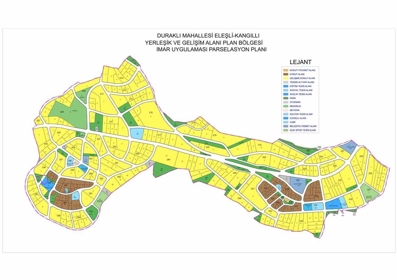 GEBZE BELEDİYESİ TARAFINDAN DURAKLI MAHALLESİ'NDE YÜRÜTÜLEN İMAR UYGULAMASI ÇALIŞMALARI...