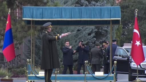 Genelkurmay Başkanı Bayraktaroğlu, Moğolistan Genelkurmay Başkanı Ganyamba Sunrevi ile bir araya...