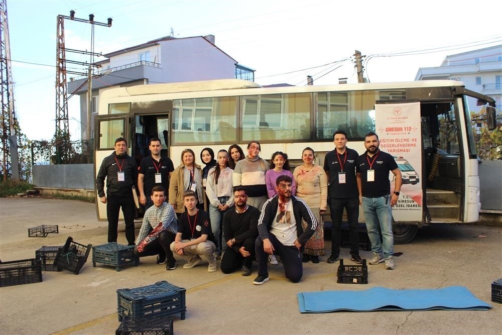 GİRESUN’DA "1-7 ARALIK ACİL SAĞLIK HİZMETLERİ HAFTASI" KAPSAMINDA DÜZENLENEN EĞİTİM ÖLÇME VE...