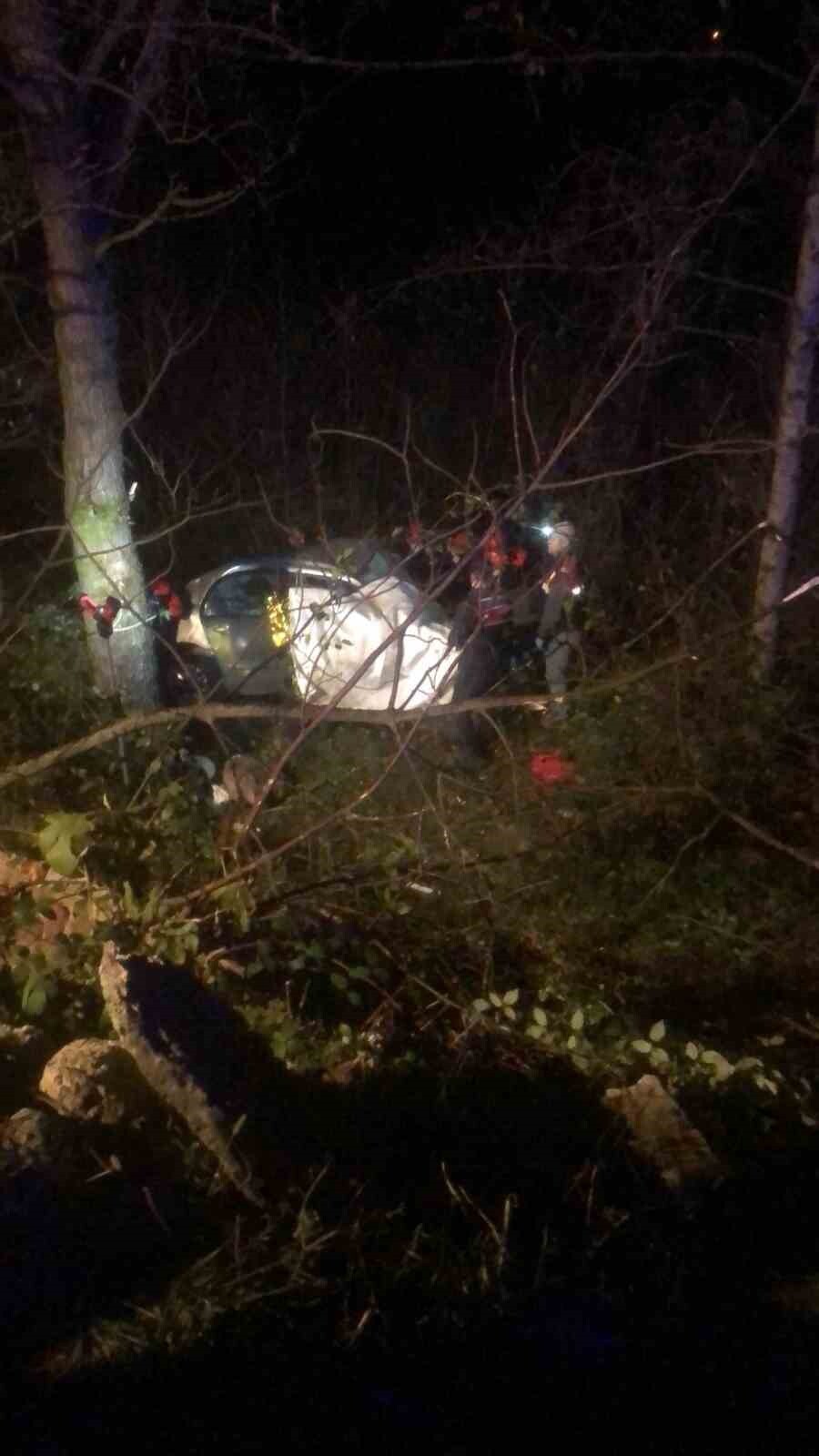 GİRESUN’UN YAĞLIDERE İLÇESİNDE MEYDANA GELEN TRAFİK KAZASINDA, YAĞLIDERE İLÇE EMNİYET...