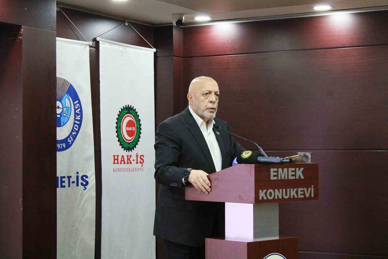 HAK İŞÇİ SENDİKALARI KONFEDERASYONU (HAK-İŞ) GENEL BAŞKANI MAHMUT ARSLAN, "HANGİ KONFEDERASYON...
