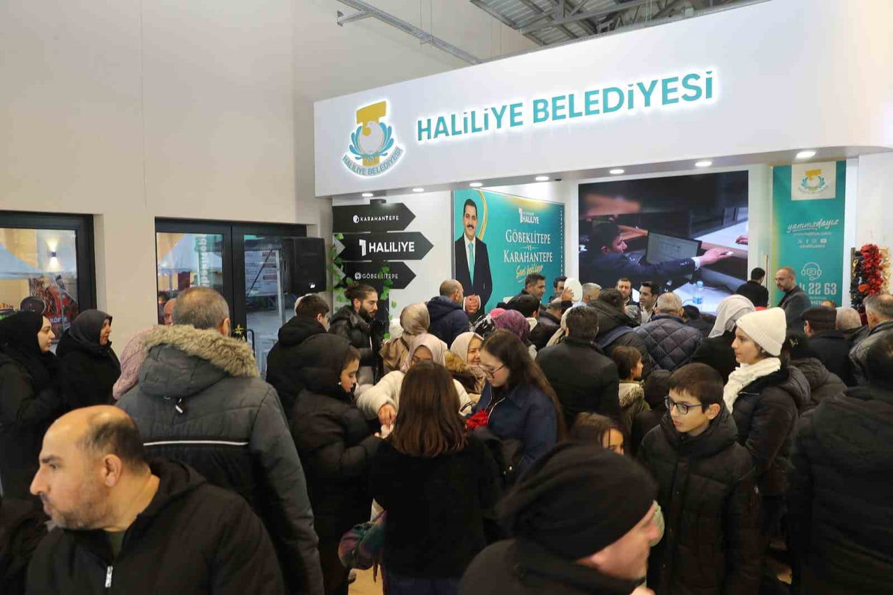 HALİLİYE BELEDİYESİ STANDINA BÜYÜK İLGİ