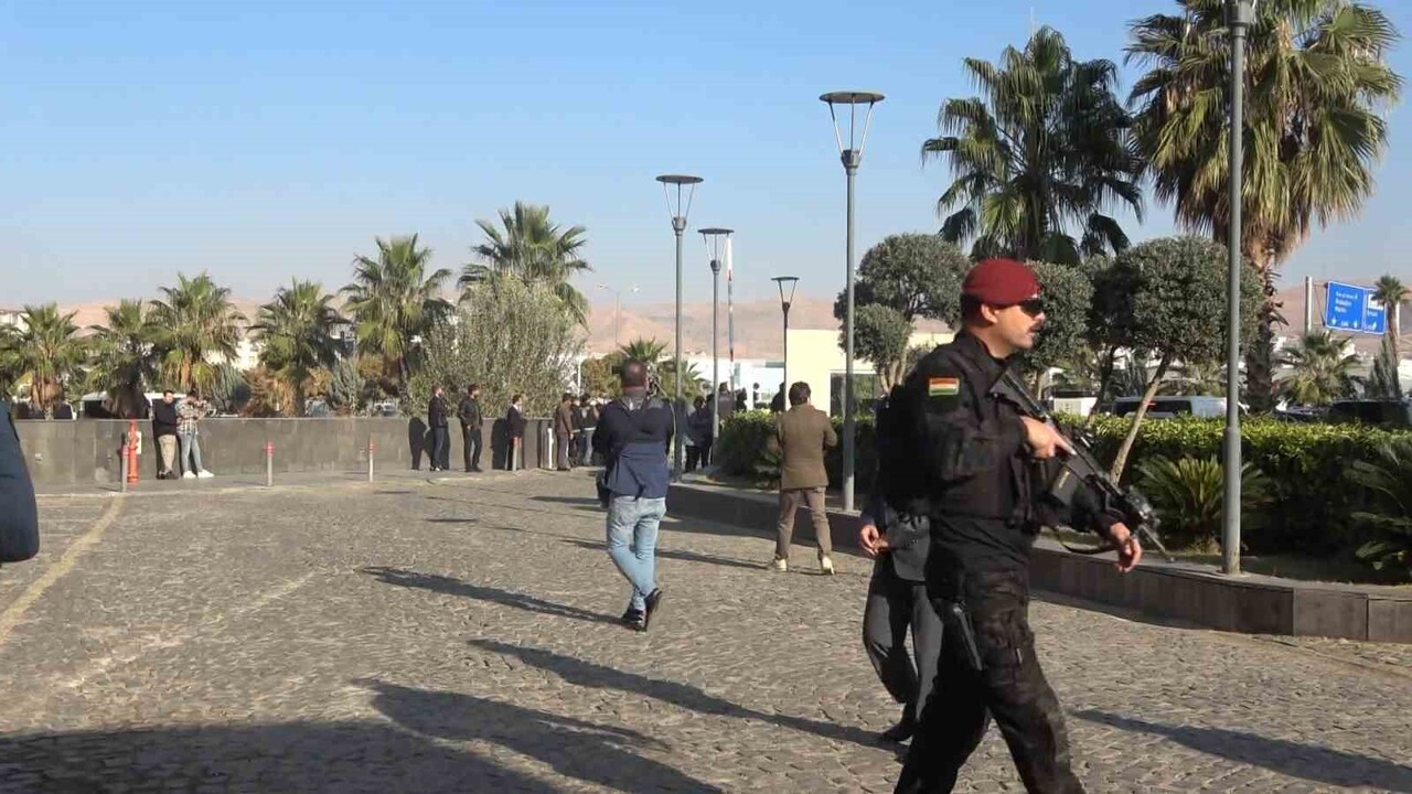 İÇİŞLERİ BAKANLIĞI, IRAK KDP LİDERİ MESUT BARZANİ'NİN ŞIRNAK'IN CİZRE İLÇESİNDE KATILDIĞI...