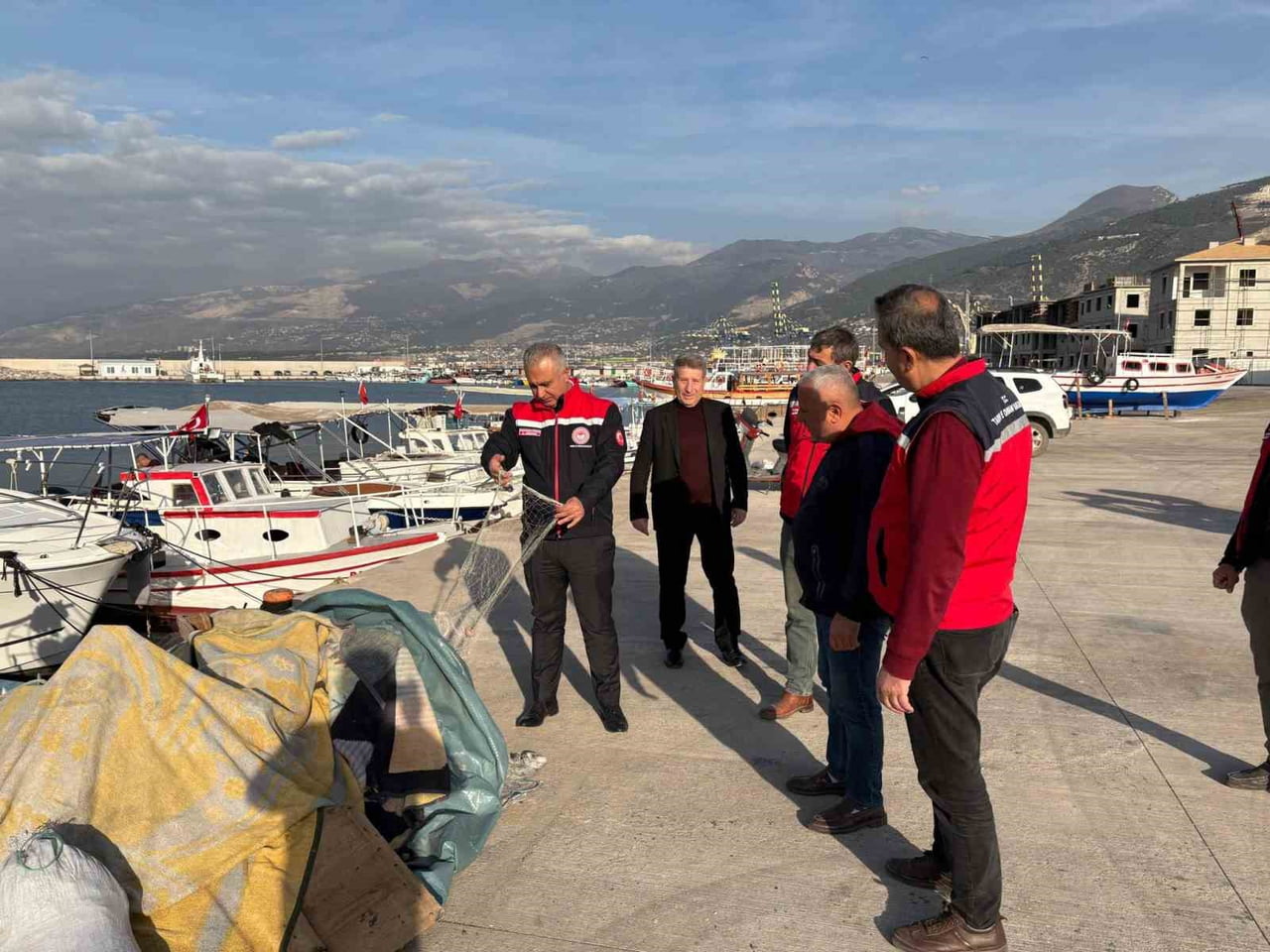 İSKENDERUN BALIKÇI BARINAĞI'NDA DENETİM GERÇEKLEŞTİRİLDİ