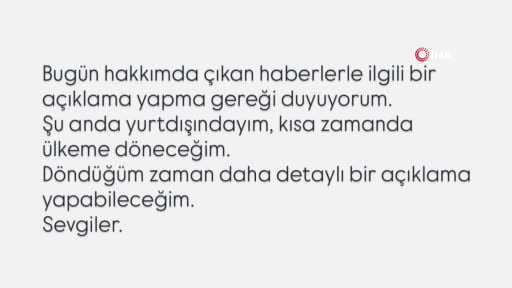 İstanbul Cumhuriyet Başsavcılığı’nın yürüttüğü soruşturma kapsamında hakkında yakalama kararı...
