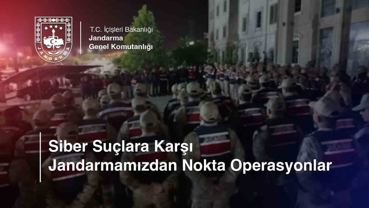 JANDARMA GENEL KOMUTANLIĞINDA 8 İLDE ‘SİBER DOLANDIRICILIK’ SUÇUNA YÖNELİK OPERASYON DÜZENLENDİ....