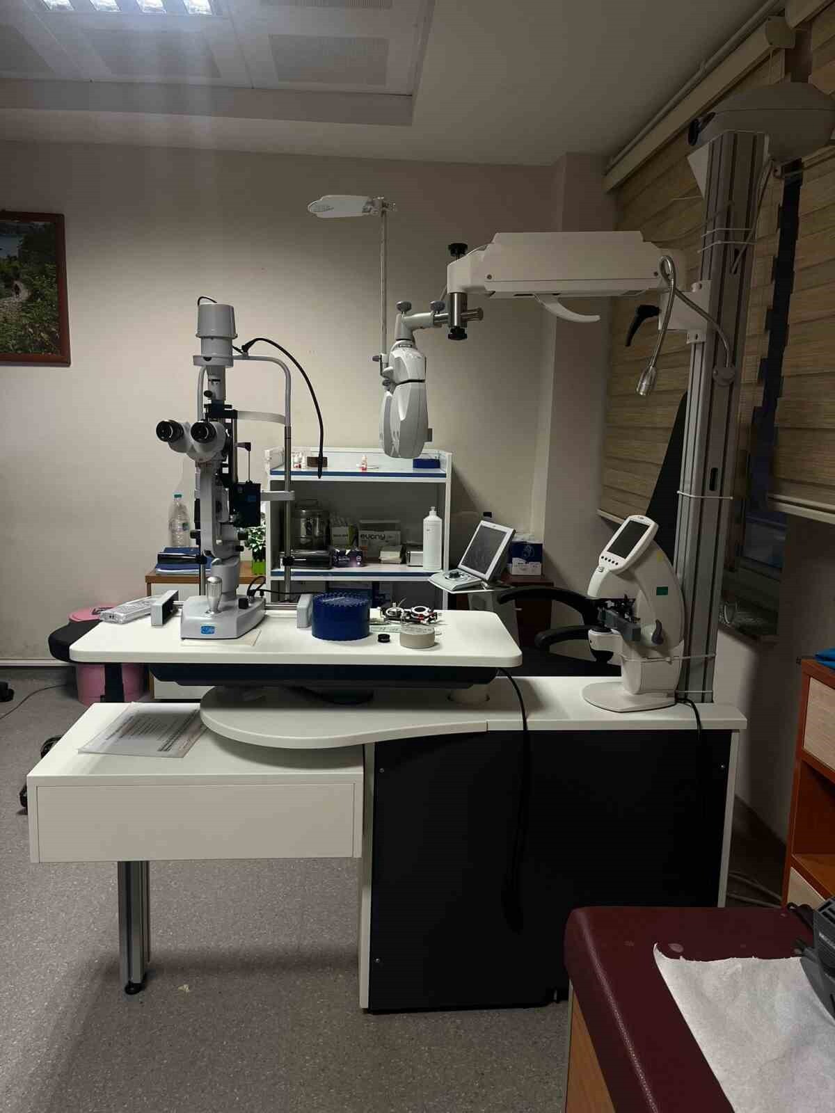 KARAMAN ERMENEK İLÇE DEVLET HASTANESİNE GÖNDERİLEN SKOPİ CİHAZI İLE GÖZ MUAYENE ÜNİTESİ HİZMETE...