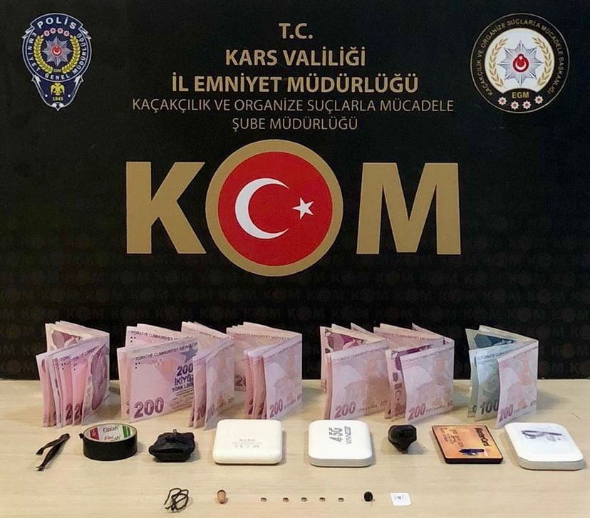 KARS’TA MTSK SINAVINA OPERASYON: 3 KİŞİ GÖZALTINA ALINDI(KARS-İHA)