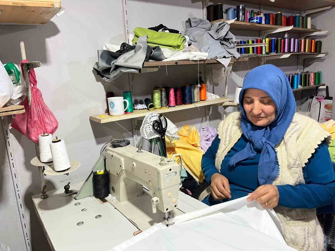 KARSLI KADIN GİRİŞİMCİDEN İLHAM VEREN BAŞARI(KARS-İHA)