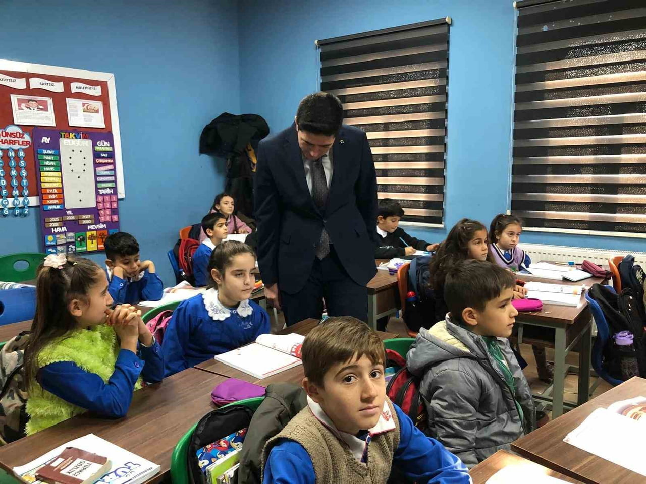 KAYMAKAM FATİH ERDOĞAN’DAN KÖY OKULLARINA ZİYARET