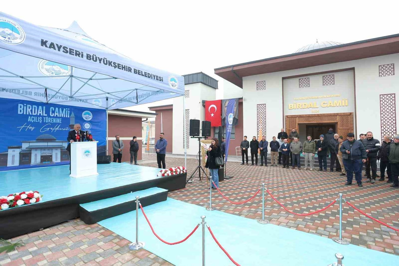 KAYSERİ BÜYÜKŞEHİR BELEDİYESİ VE HAYIRSEVER İŞ BİRLİĞİYLE YAPIMI TAMAMLANAN BİRDAL CAMİİ AÇILIŞ...