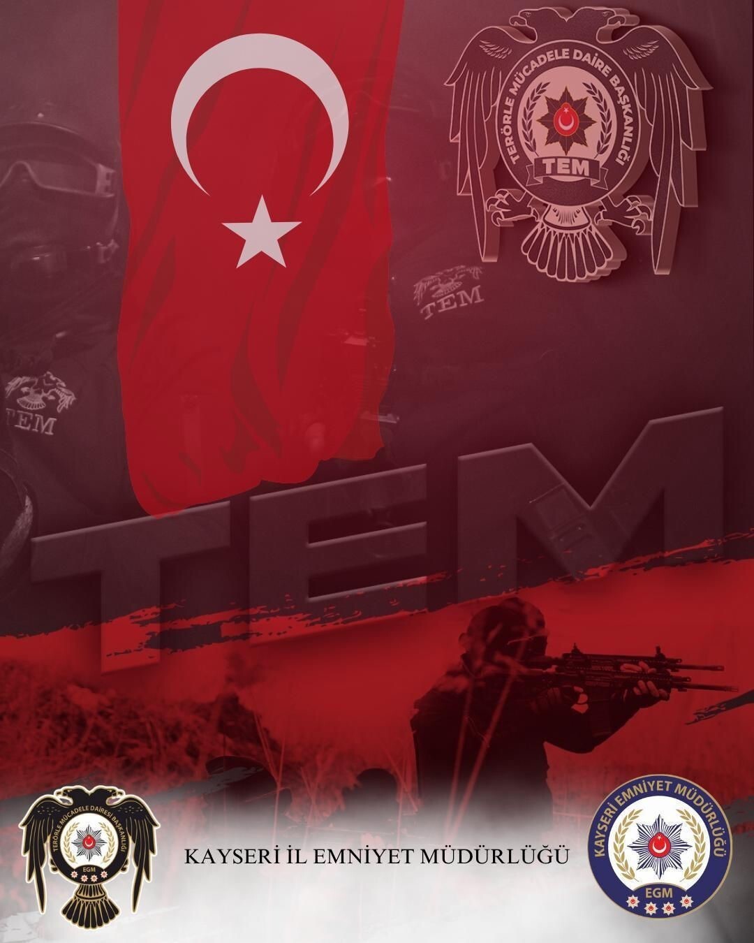 KAYSERİ’DE POLİS EKİPLERİ TARAFINDAN FETÖ ÜYELERİNİN ‘GAYBUBET’ ADINI VERDİĞİ HÜCRE EVLERİNE EŞ...