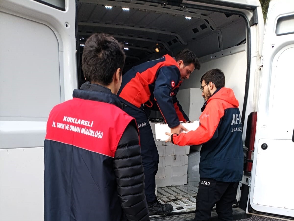 KIRKLARELİ'NDE YAPILAN SU ÜRÜNLERİ DENETİMİNDE 307 KASA İSTAVRİTE, YASAL BOYUTUNUN ALTINDA OLMASI...