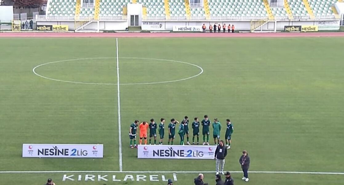 KIRKLARELİSPOR HÜKMEN GALİP: 3-0