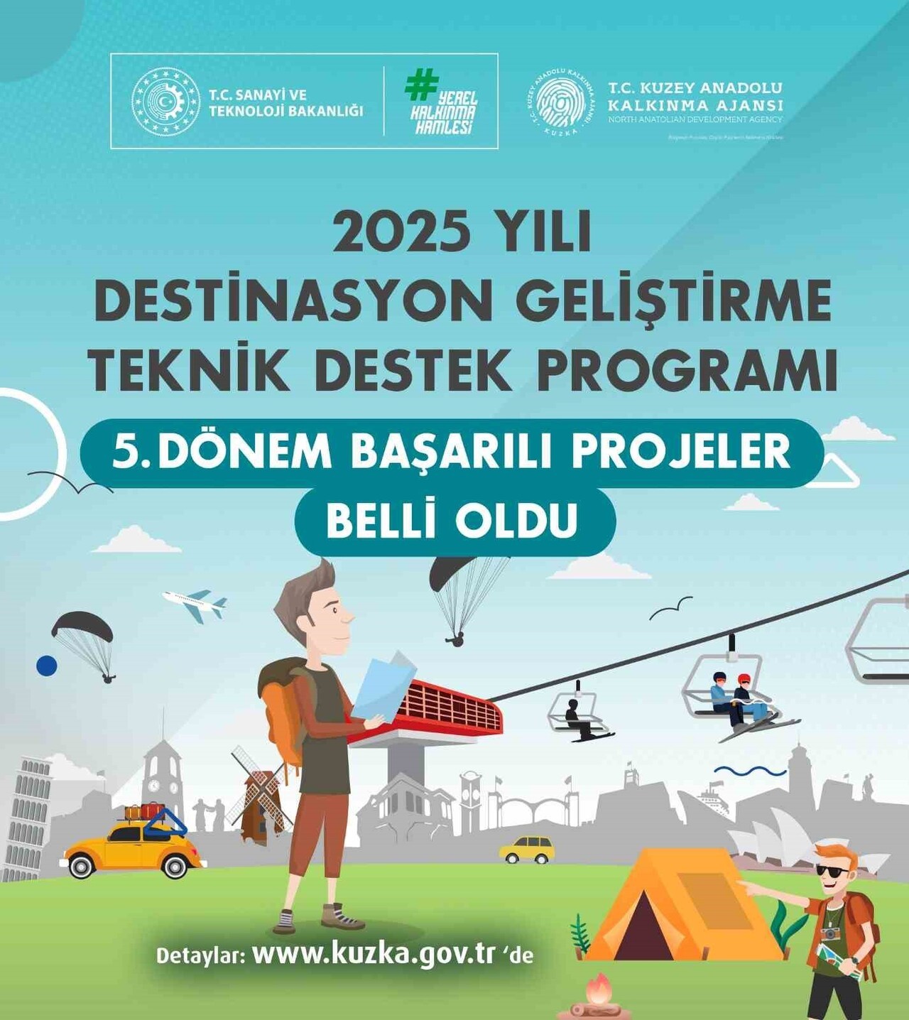 KUZEY ANADOLU KALKINMA AJANSI (KUZKA) TARAFINDAN "2025 YILI DESTİNASYON GELİŞTİRME TEKNİK DESTEK...
