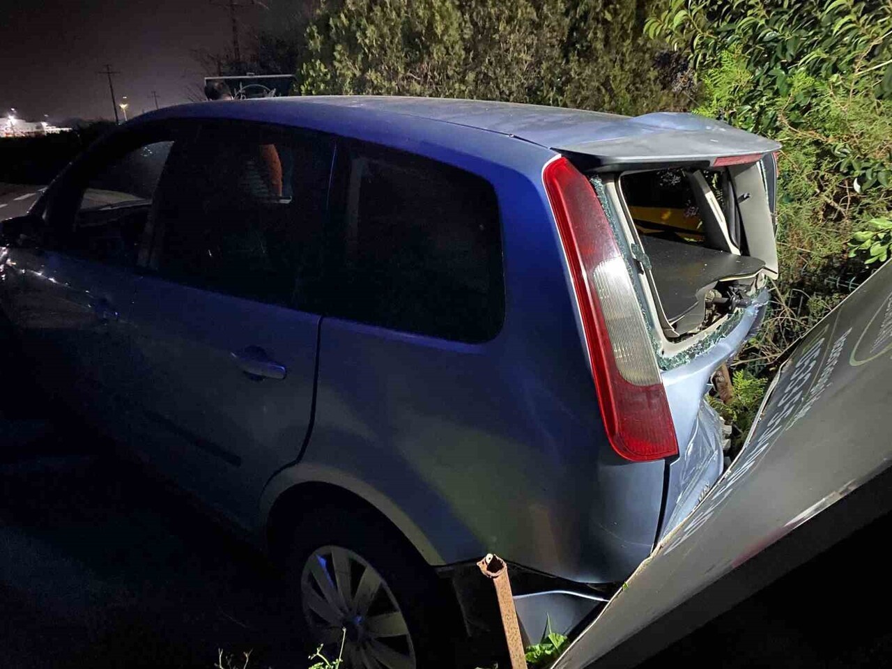 LÜLEBURGAZ GİRİŞİNDE MADDİ HASARLI TRAFİK KAZASI  KIRKLARELİ İHA BARIŞ CAN KORKMAZ