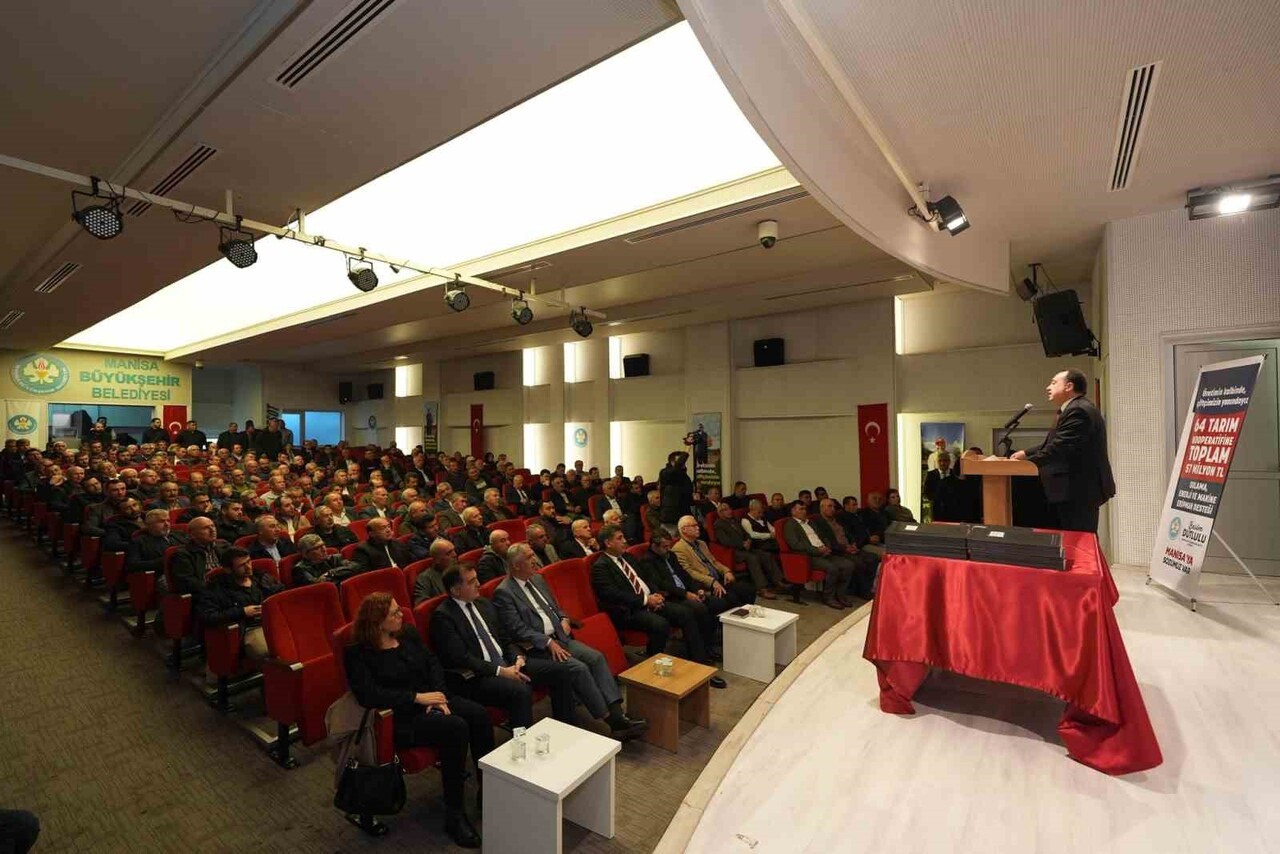 MANİSA BÜYÜKŞEHİR BELEDİYESİ, İL GENELİNDE FAALİYET GÖSTEREN 63 KOOPERATİF VE 1 ZİRAAT ODASINA...