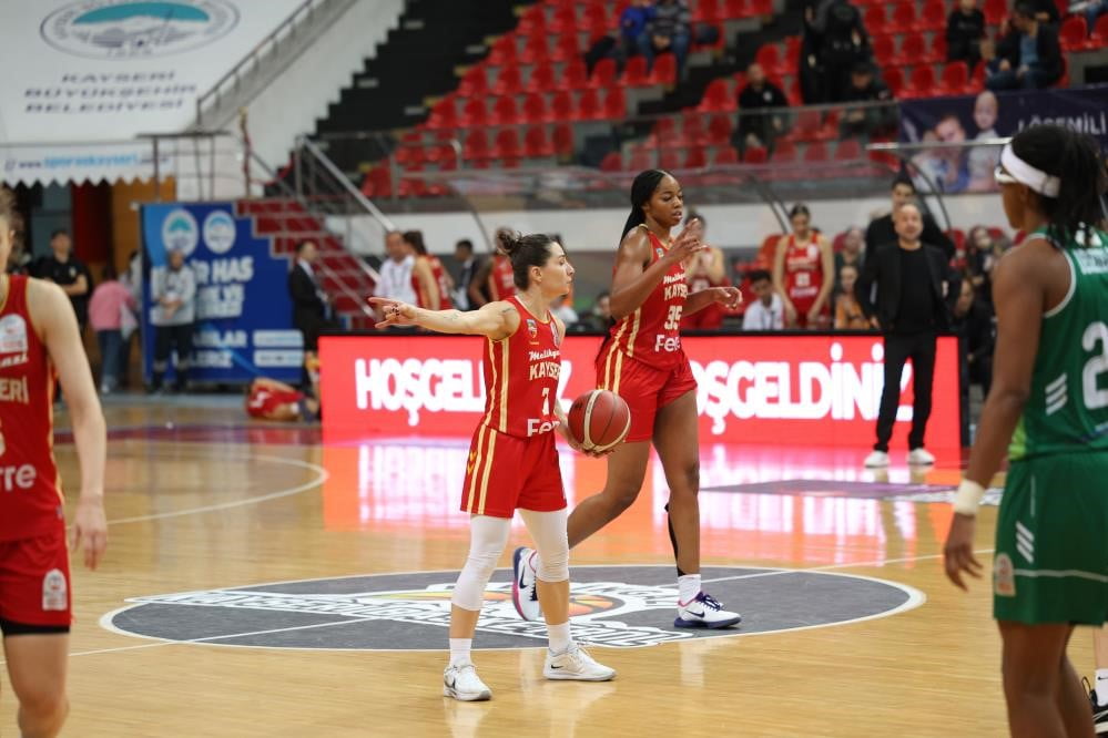 MELİKGAZİ KAYSERİ BASKETBOL İLE DARDANEL ÇANAKKALE BELEDİYESPOR ARASINDA OYNANACAK OLAN KADINLAR...