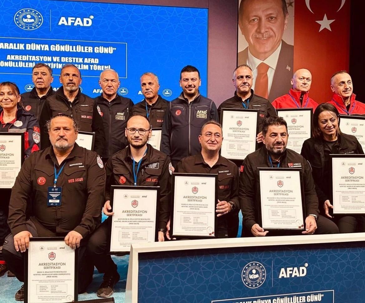 MEM ARAMA VE KURTARMA EKİBİ AKREDİTE EDİLDİ