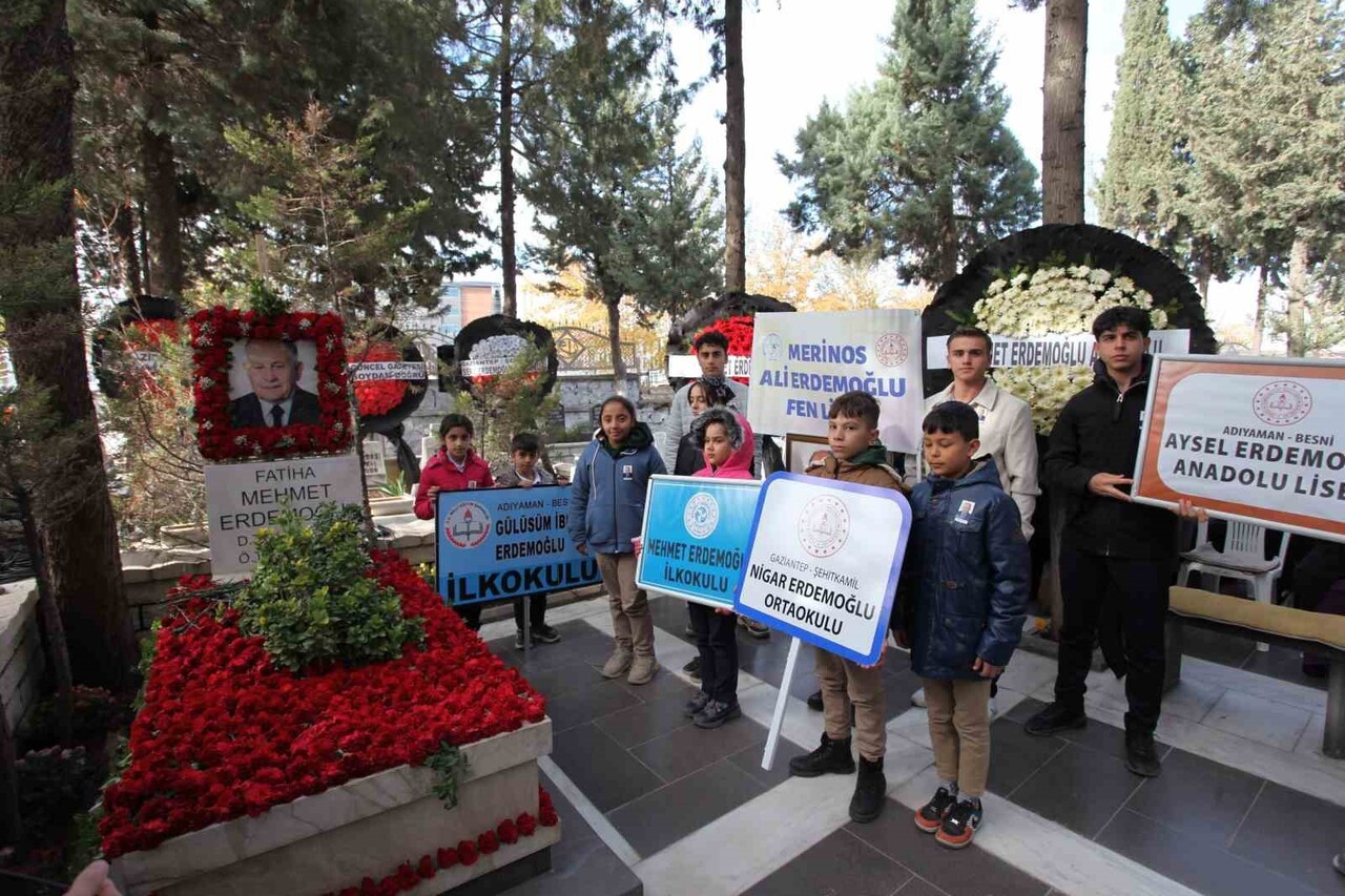 MERİNOS HALI KURUCUSU VE ONURSAL BAŞKANI MERHUM MEHMET ERDEMOĞLU ÖLÜMÜNÜN 19. YILINDA MEZARI...