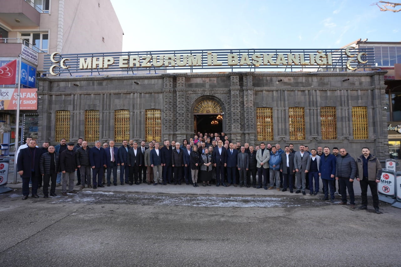 MİLLİYETÇİ HAREKET PARTİSİ (MHP) ERZURUM İL BAŞKANLIĞI, SENDİKA TEMSİLCİLERİNİ KAHVALTI...