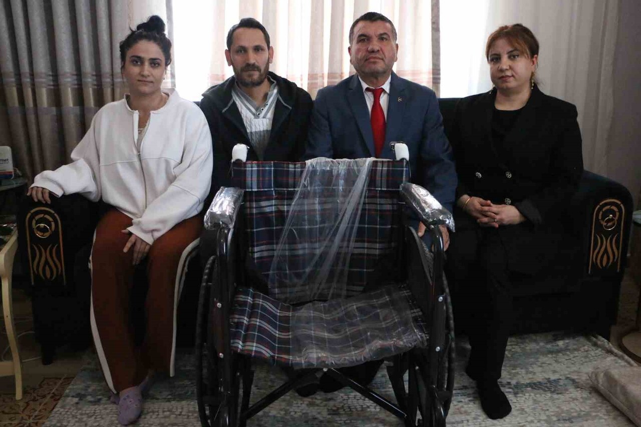 MİLLİYETÇİ HAREKET PARTİSİ (MHP) SUR İLÇE BAŞKANI ŞAKİR ERDİN VE MHP SUR KAÇEP İLÇE BAŞKANI SERAP...