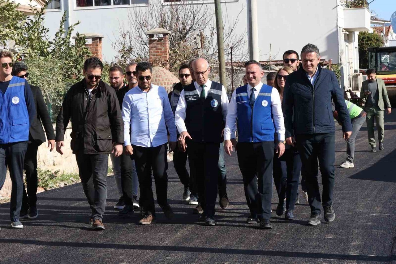 MUĞLA BÜYÜKŞEHİR BELEDİYESİ, DATÇA İLÇESİNDE ULAŞIM ALTYAPISINI GÜÇLENDİRMEK AMACIYLA TOPLAM 52...