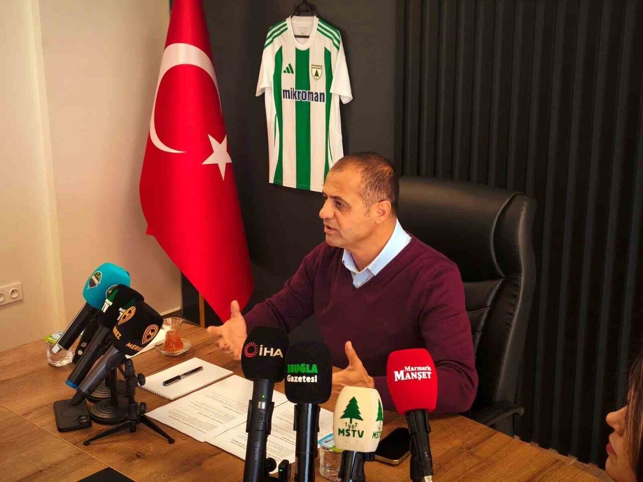 MUĞLASPOR BAŞKANI KIYANÇ: "HEDEF BİRLİK ÇAĞRISINA DESTEK İSTİYORUZ"