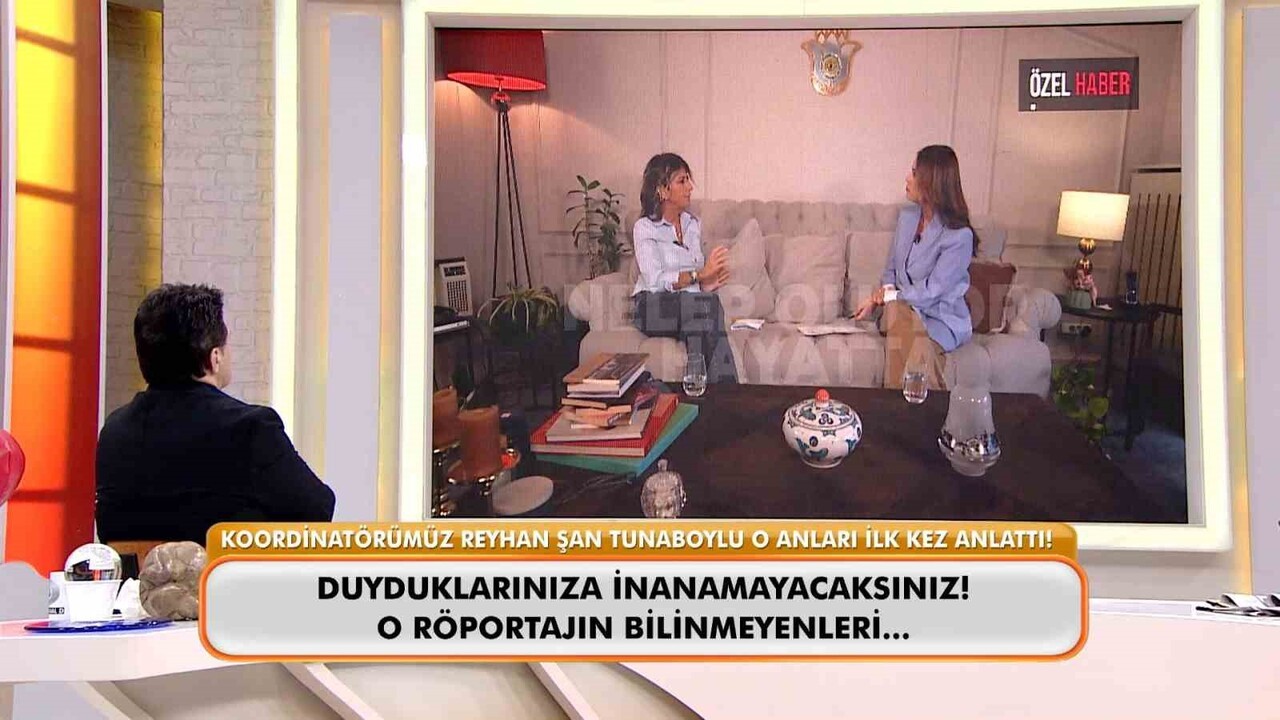 ‘NELER OLUYOR HAYATTA’ PROGRAMININ GENEL KOORDİNATÖRÜ VE HABERCİ REYHAN ŞAN TUNABOYLU, TUĞYAN...