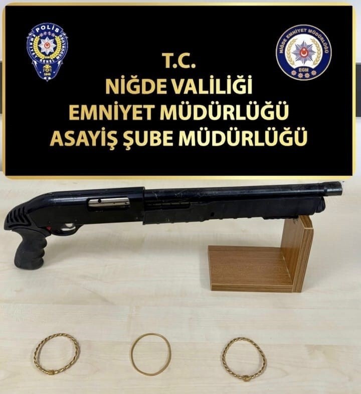 NİĞDE’DE MEYDANA GELEN YAĞMA VE KONUT DOKUNULMAZLIĞININ İHLALİ OLAYIYLA İLGİLİ 2 KİŞİ GÖZALTINA...