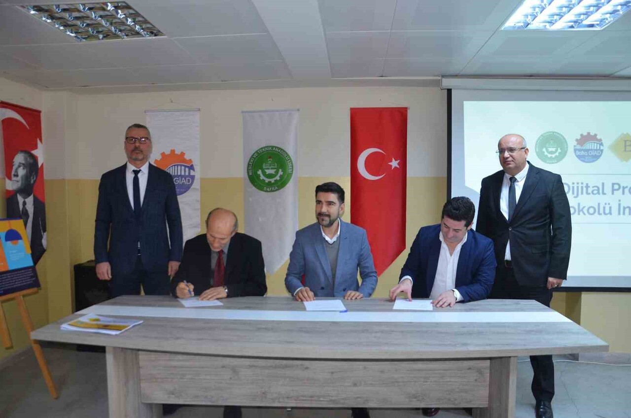 "BAFRA DİJİTAL PROJESİ İŞ BİRLİĞİ PROTOKOLÜ" İMZALANDI.