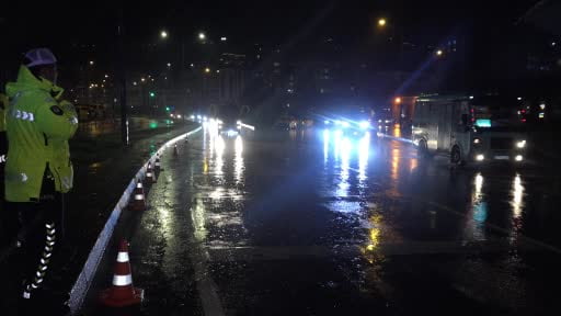 Rize protokolünden yeni yıla çalışarak girenlere ziyaret