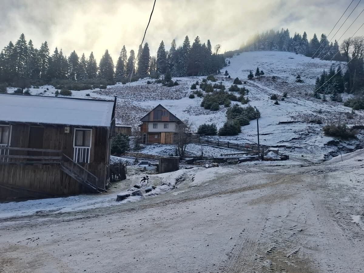 SAKARYA’NIN HENDEK İLÇESİNDE BULUNAN ÇİĞDEM YAYLASI, GECE SAATLERİNDE BAŞLAYAN KAR YAĞIŞININ...