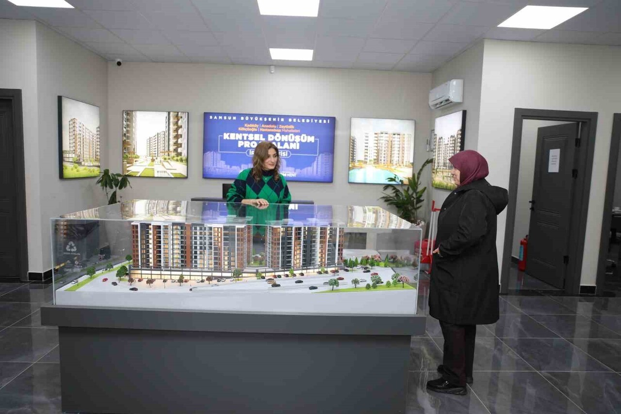 SAMSUN BÜYÜKŞEHİR BELEDİYESİ, KENTSEL DÖNÜŞÜM ÇALIŞMALARINI ARALIKSIZ SÜRDÜRÜRKEN ÇALIŞMALARIN...