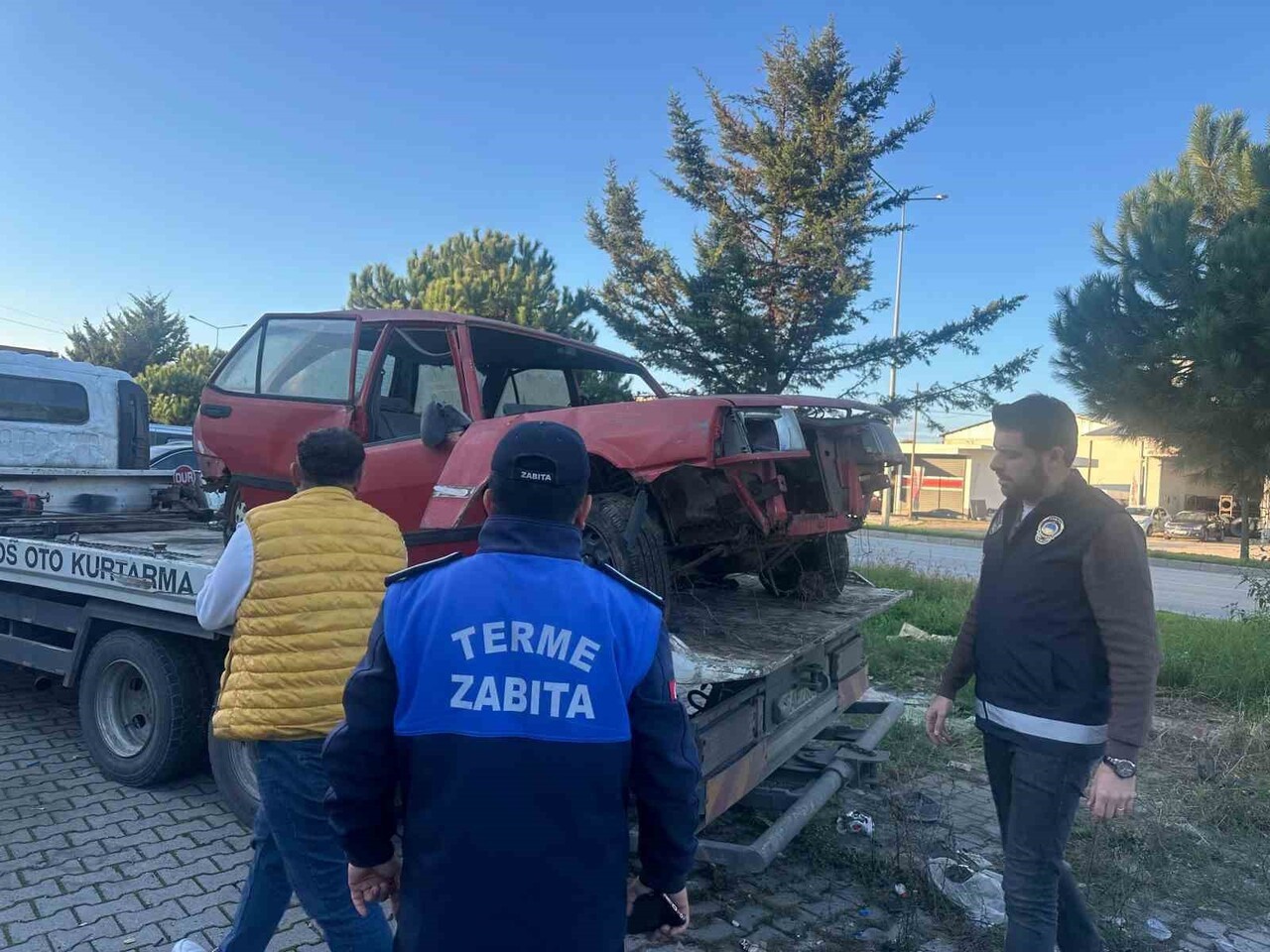 SAMSUN’UN TERME İLÇESİNDE, ZABITA MÜDÜRLÜĞÜ EKİPLERİ TARAFINDAN GERÇEKLEŞTİRİLEN ÇALIŞMADA, SANAYİ...