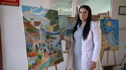 Sanatla yaralarını sardı: Selda Güneş resimle hayata yeniden tutundu